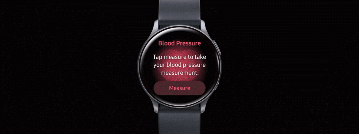 Samsung anuncia la aplicación de monitoreo de la presión sanguínea para los dispositivos de vigilancia.