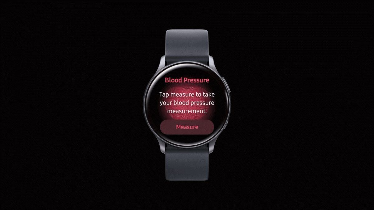 Samsung anuncia la aplicación de monitoreo de la presión sanguínea para los dispositivos de vigilancia.